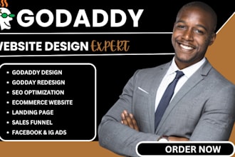 godaddy website design godaddy website redesign develop godaddy website bluehost