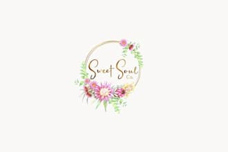 design candles bath body products beauty logo