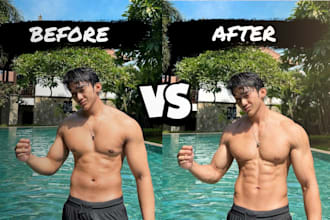 photoshop your body,six pack,abs,ripped,muscles