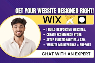 redesign wix website design edit wix studio website update revamp wix website