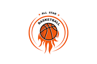design world class basketball sports logo