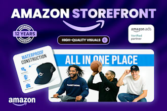 design and install modern amazon store or brand storefront