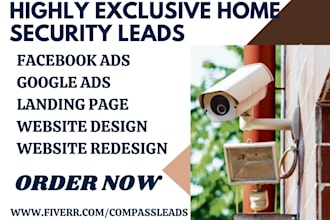 generate home security leads cyber security locksmith cctv security leads