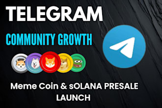 pump meme coin token, crypto pump, solana presale launch pad telegram promote