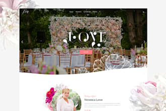 do create wedding planner business website
