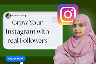 do organic instagram growth and content creation