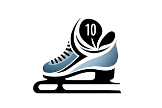 make outstanding unique ice dancing logo