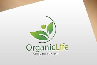 do landscape lawn care eco garden tree nature agriculture logo
