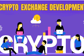develop crypto exchange website, mobile apps