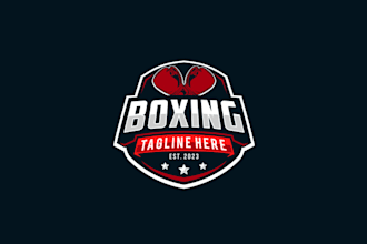 design traditional strange boxing club logo