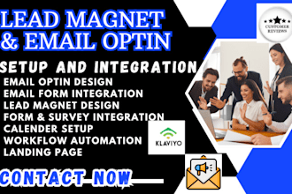 setup hubspot convertkit mailchimp lead magnet website email optin integration
