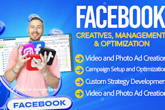 do creatives and run you fb ads manager for you