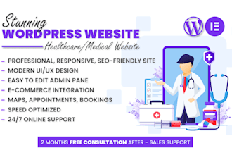 design doctor, dentist wordpress website