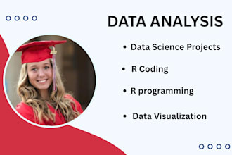 do data analysis, visualization, r coding, data science projects