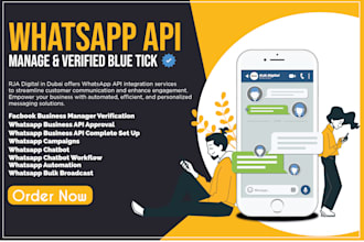 do whatsapp api setup, whatsapp api chatbot and meta business verification