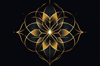 make unique sacred geometry logo mandala spiritual designs