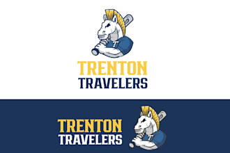 design awesome trenton travelers logo