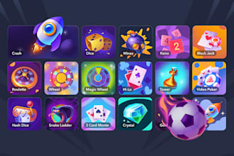 develop crash game, ludo game, blackjack, rummy game, pool game, billiard game
