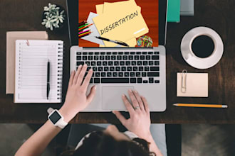 write research reports, proposal and dissertations