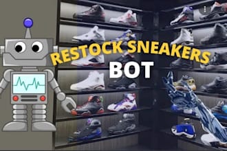 create monitor bot, auto buying bot, web bot, vfs appointment bot, restock bot