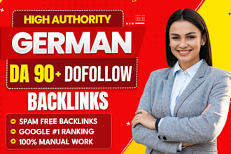 improve google ranking via high da authority german dofollow SEO backlinks