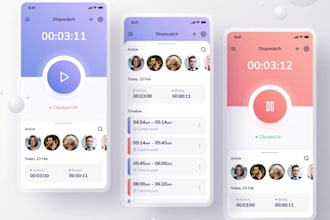 create time tracking, security app, finder app, geolocation app