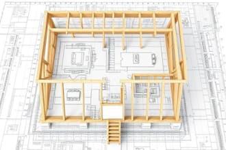 draft accurate 2d floor plan framing plan and foundation layout for construction