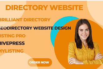 customize, redesign, design brilliant directories website