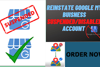 reinstate and fix suspended gmb google my business profile