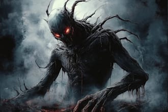 do horror illustration dark art illustration metal artwork