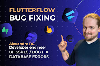 debug and fix issues and bugs your flutterflow mobile app