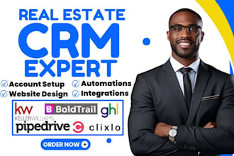 setup keller williams boldtrail pipedrive clixlo ghl pipeline pro automation