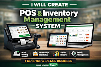develop restaurant pos billing system with inventory and kot