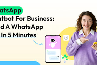 create a whatsapp chatbot messenger bot with manychat for your business