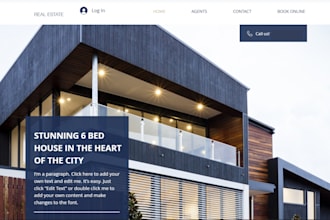design or redesign real estate website, real estate agent in wix and wordpress