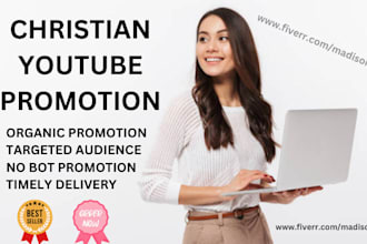 do organically top christian youtube promotion