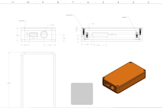 do 3d models and 2d drawings using solidworks, fusion 360