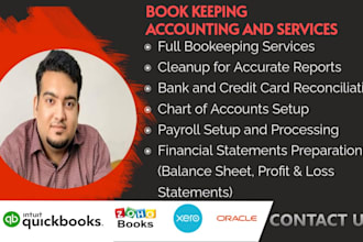 do setup, bookkeeping, cleanup and reconciliation of quickbooks, zoho and xero