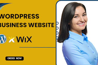 build small business wordpress website, local business website, company website
