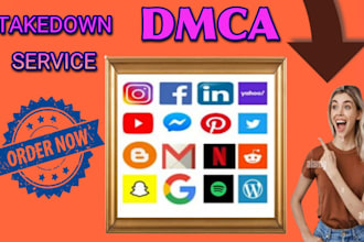 remove infringing, defaming, negative, harassing, leaked, copyright, post, dmca
