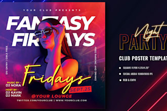 design party flyer, club, dj, hip hop, music, event flyer, business flyer