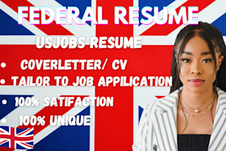 write veteran, military, executive and government resumes  usajobs