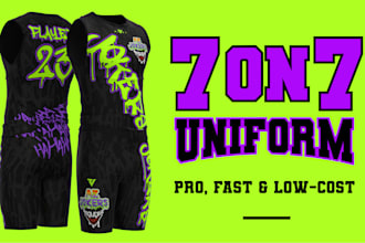 customize your 7on7 football uniform like a pro