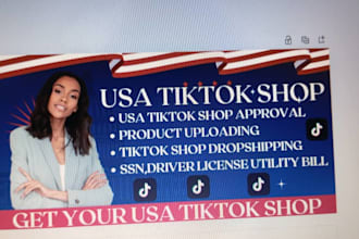 create USA tiktok shop setup tiktok shop USA manage USA tiktok shop for non USA
