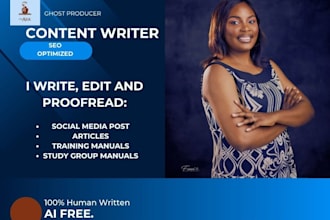 write your training and group study manuals