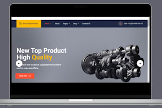 design auto part shopify store auto part website automotive auto part website
