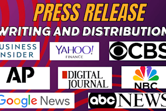 do press release writing and press release distribution