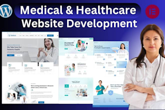 design a stunning SEO friendly medical website for healthcare profession