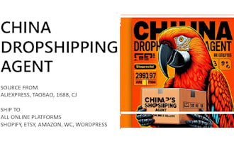 be dropshipping agent, china sourcing aliexpress, cj, 1688 taobao to shopify etc