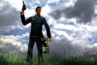 create 3d model gmod character playermodel, cars and guns to gmod